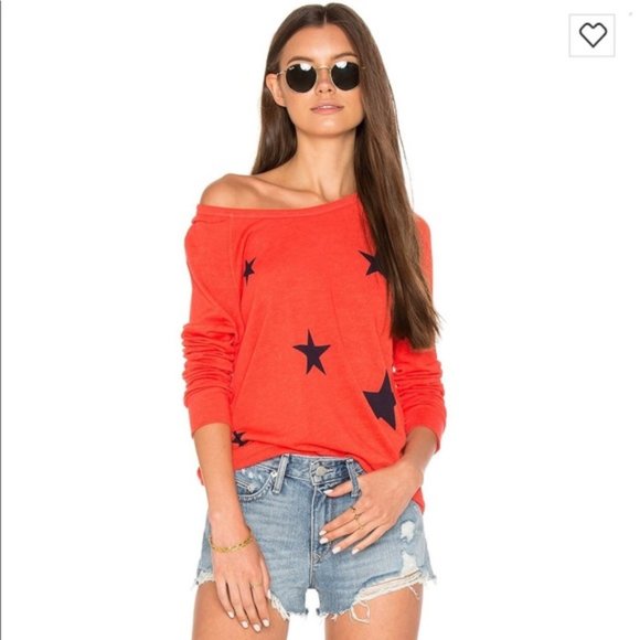 Sundry Tops - NWOT Sundry Stars Pullover Sweatshirt Size 2 = M